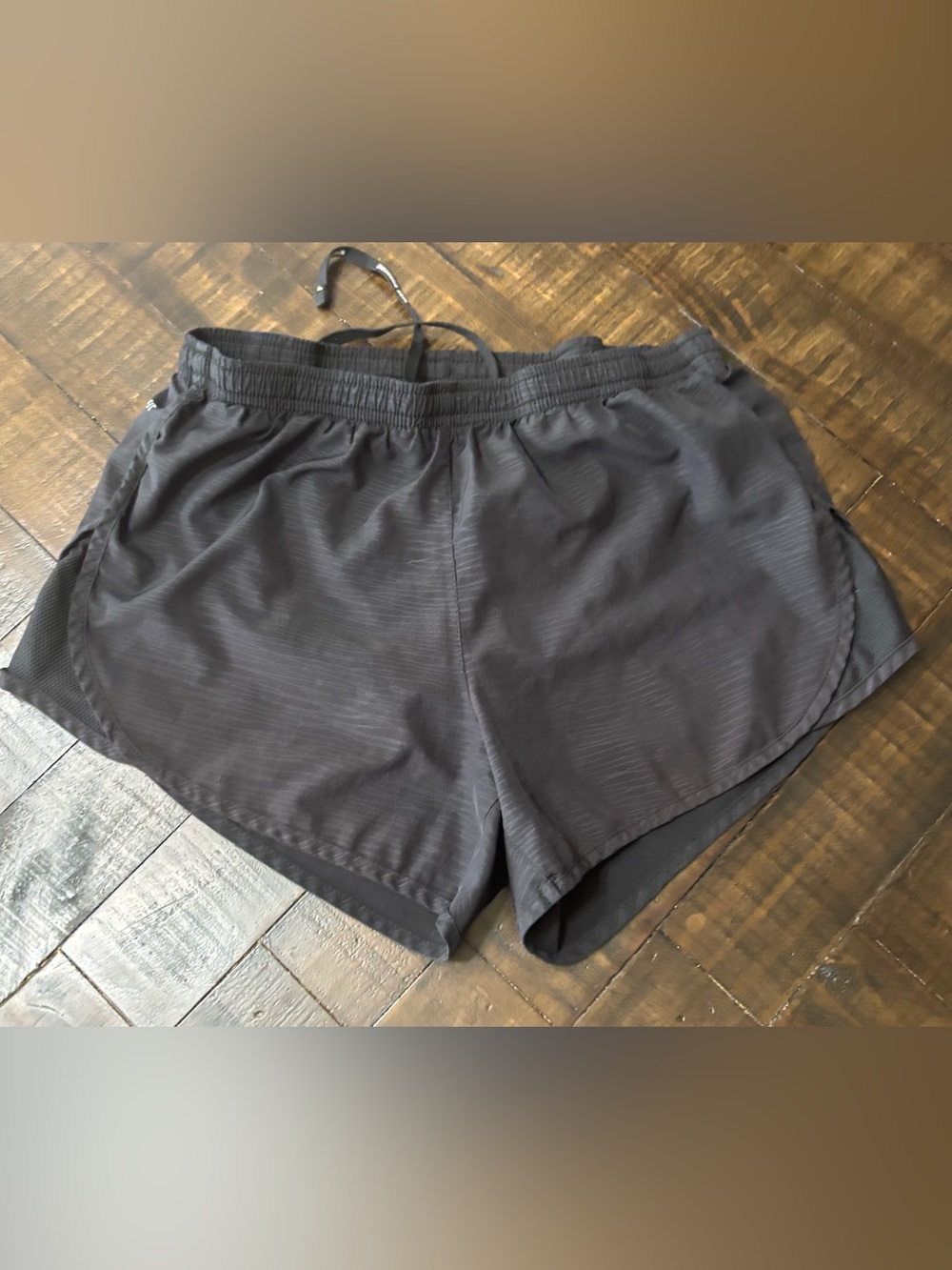 Nike Dri-FIT Running Shorts Women's XSmall Black Lined Workout Gym Zip Pocket